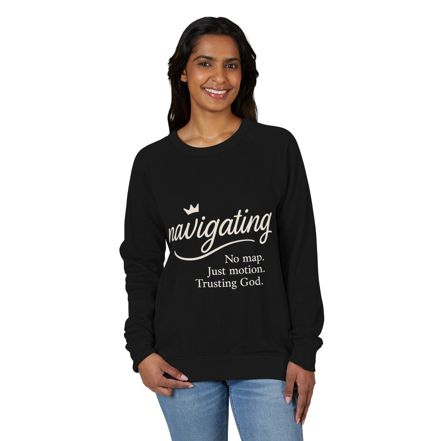 Unisex French Terry Raglan Crewneck