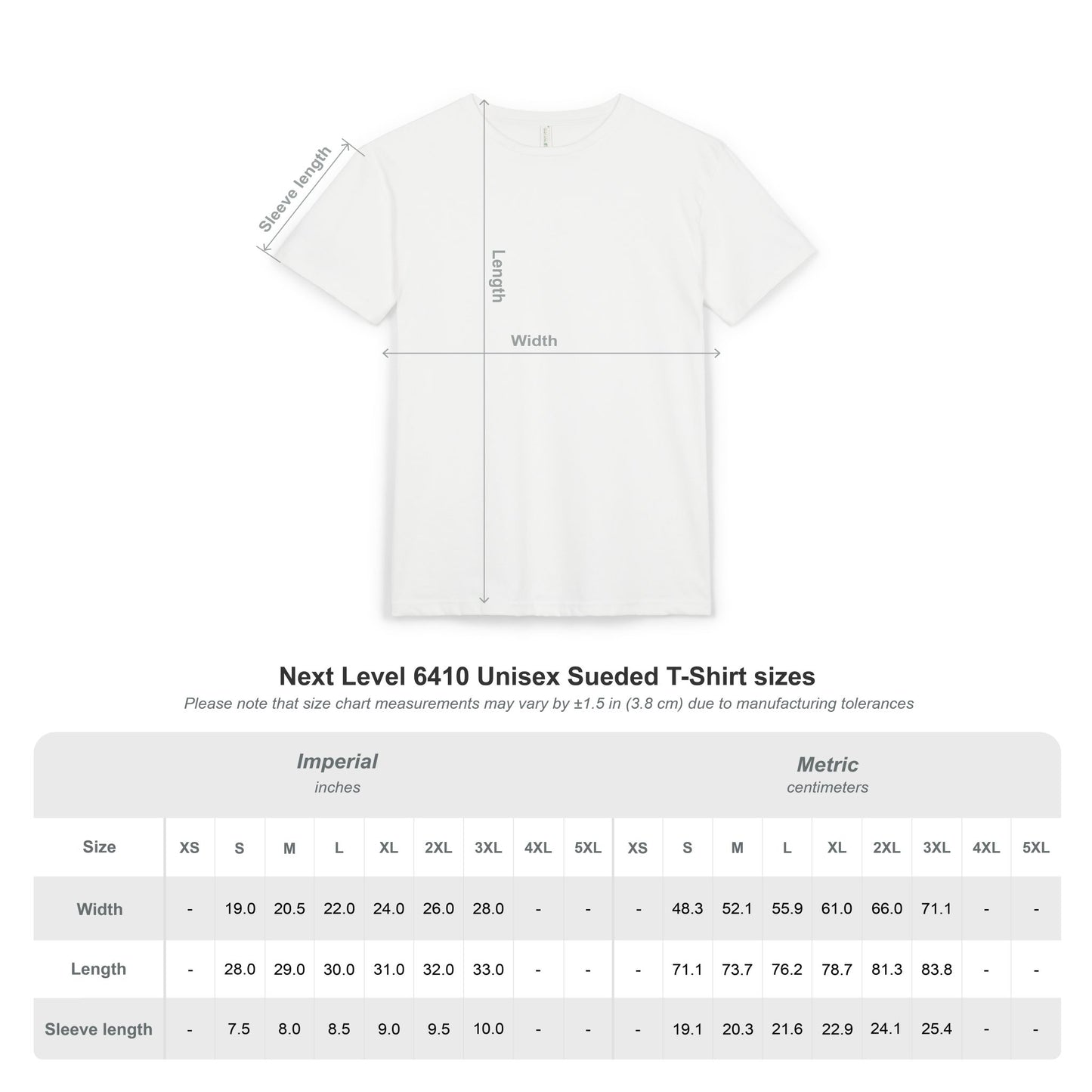 Unisex Sueded T-Shirt