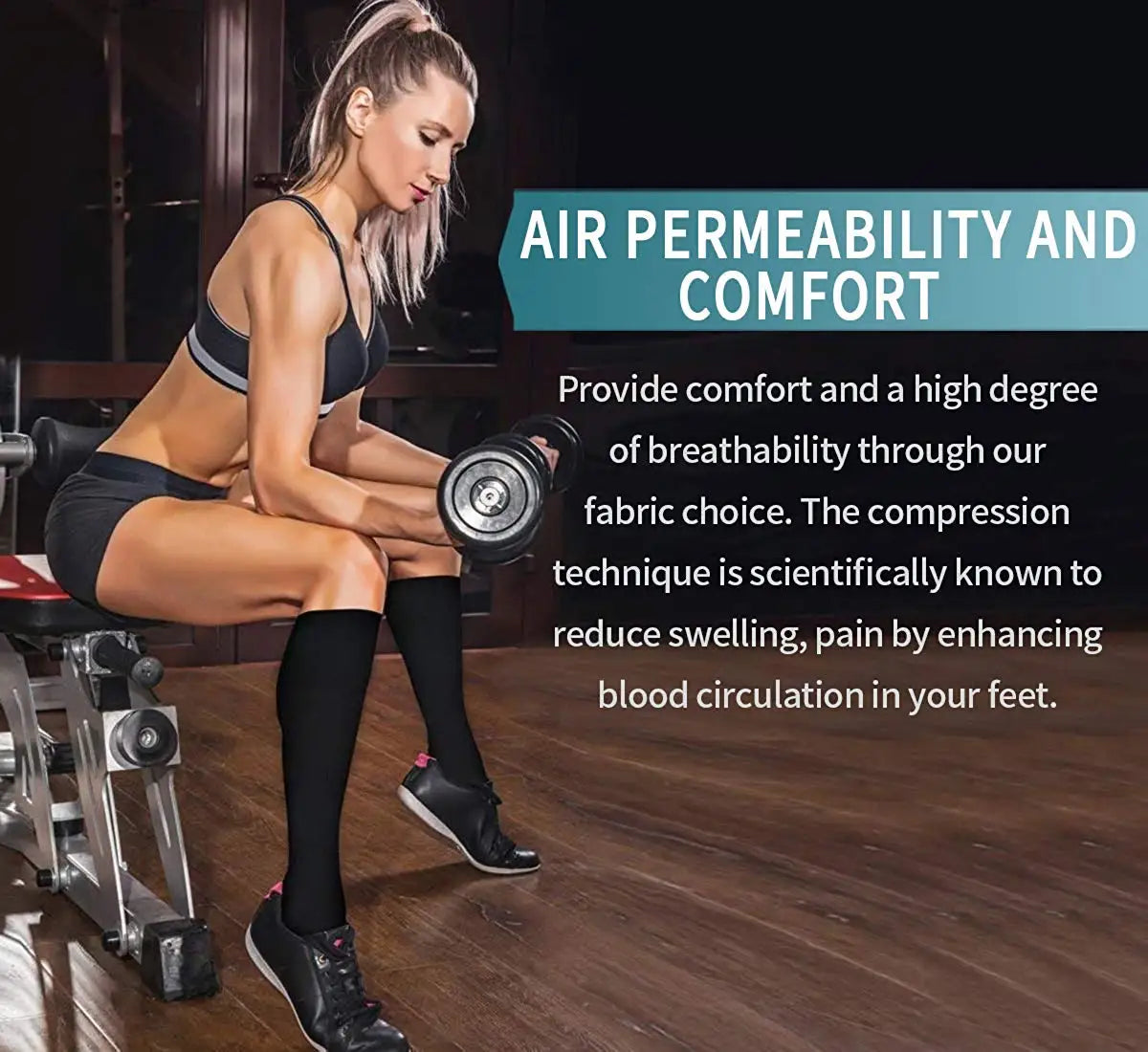 Compression Socks for Sports & Circulation