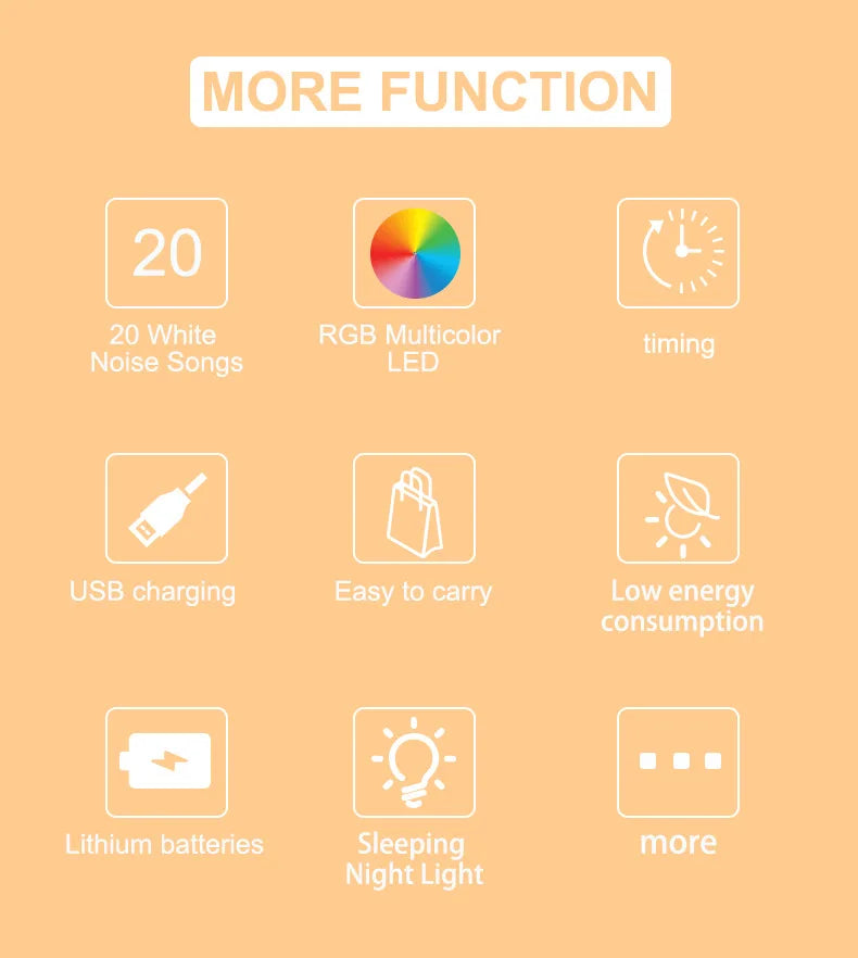 Portable White Noise Sleep Machine