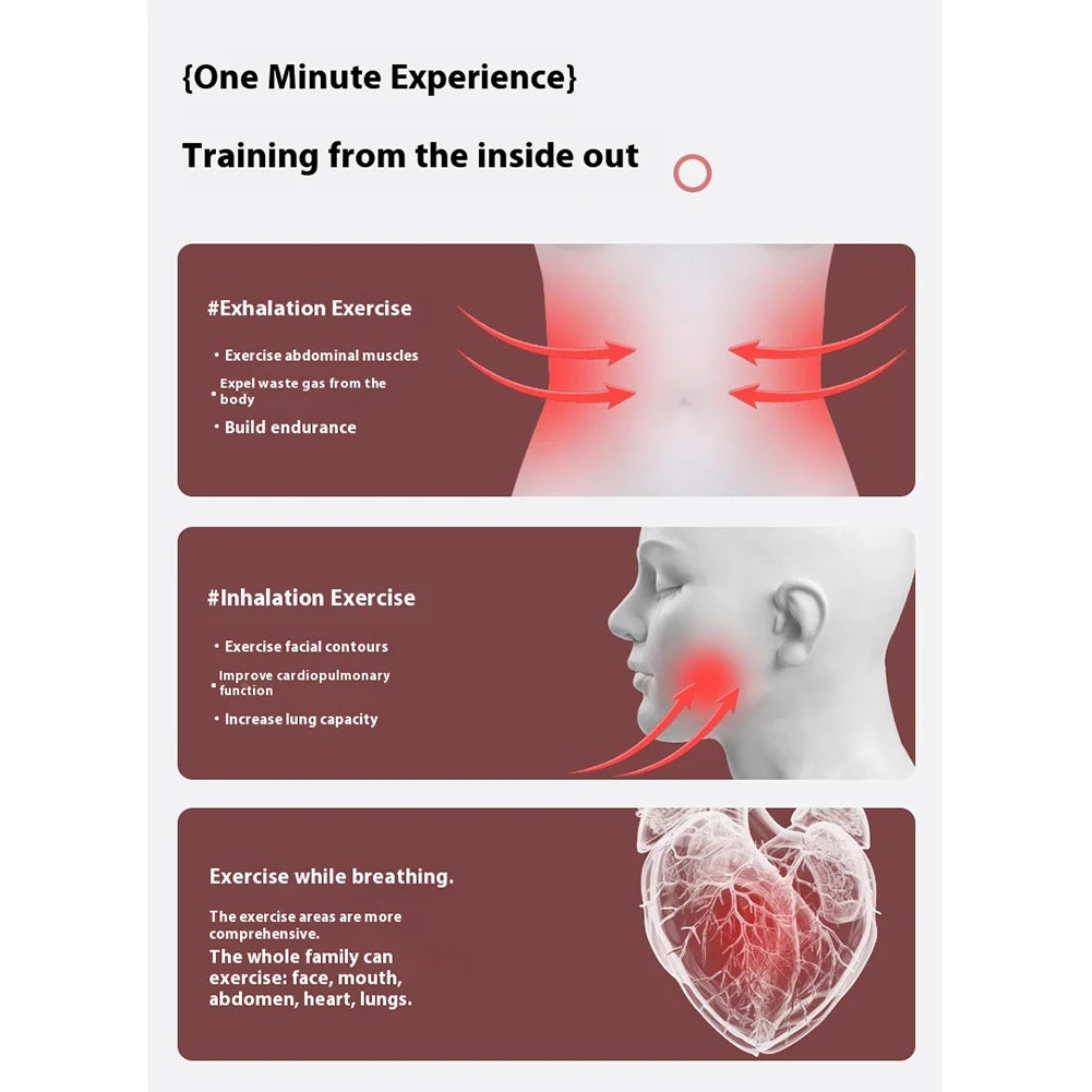 Deep Breathing Trainer Device