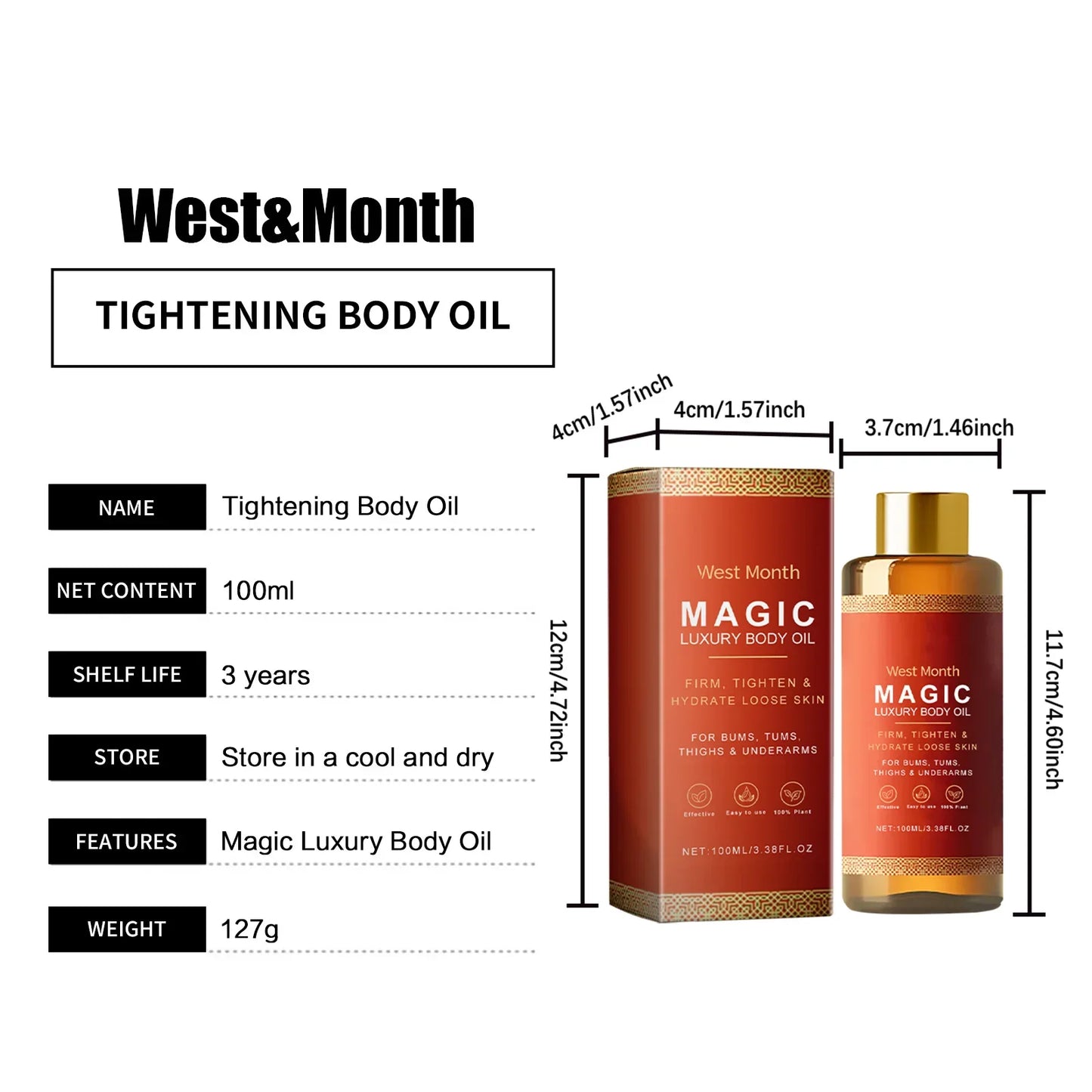 Firming & Brightening Body Oil