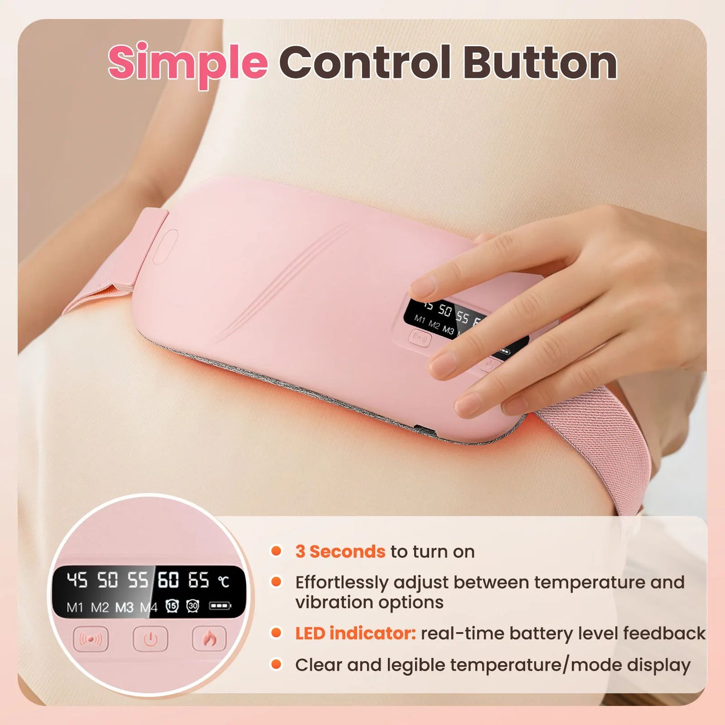 Menstrual Heating Pad & Waist Massager