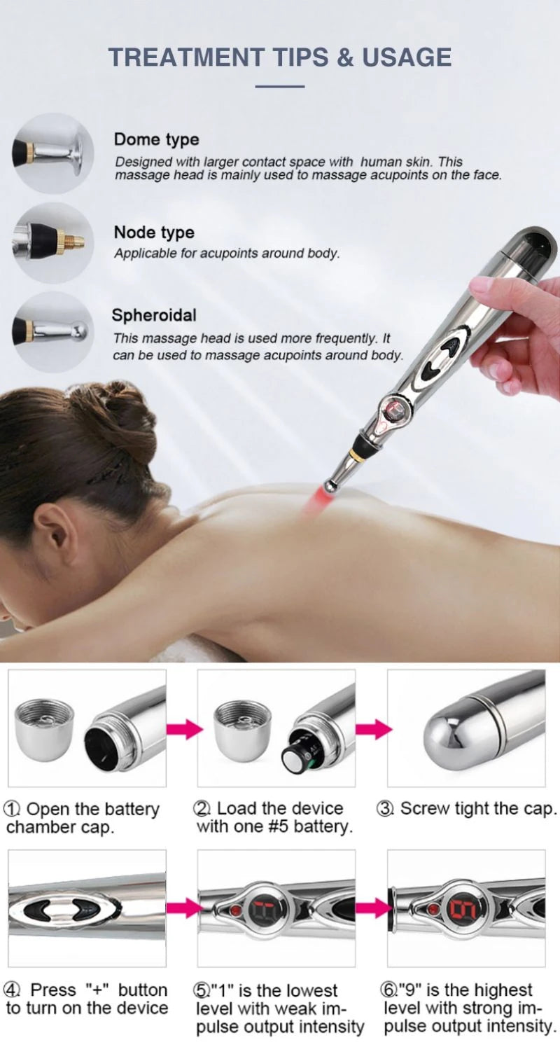 Electronic Acupuncture Massage Pen