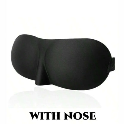 3D Contoured Light-Blocking Sleep Mask