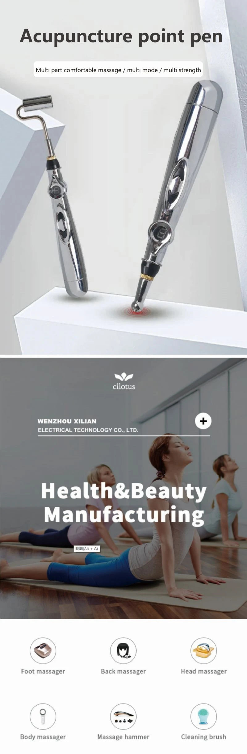 Electronic Acupuncture Massage Pen