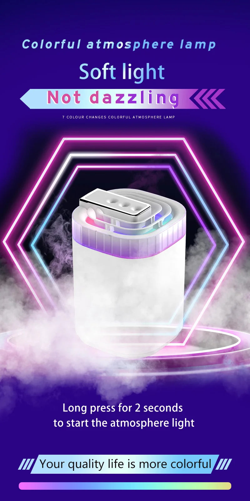 3L Ultrasonic Cool Mist Humidifier