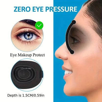 3D Contoured Light-Blocking Sleep Mask