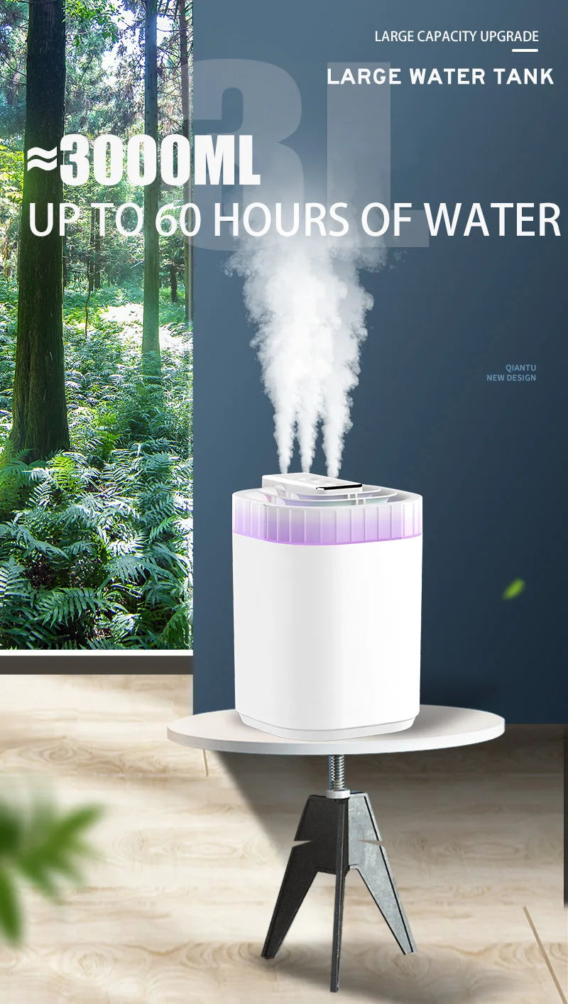 3L Ultrasonic Cool Mist Humidifier