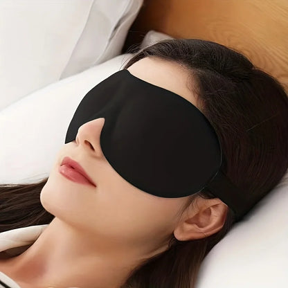 3D Contoured Light-Blocking Sleep Mask