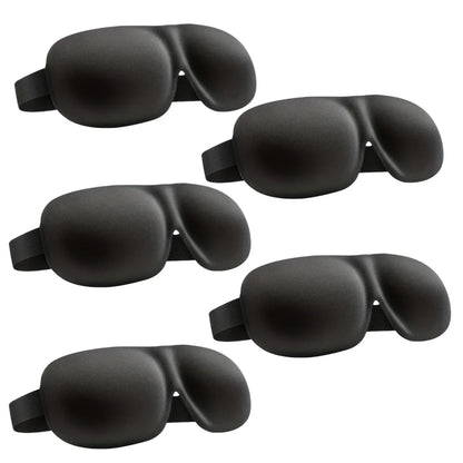 3D Contoured Light-Blocking Sleep Mask