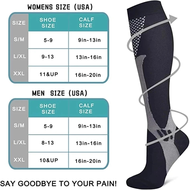 Compression Socks for Sports & Circulation
