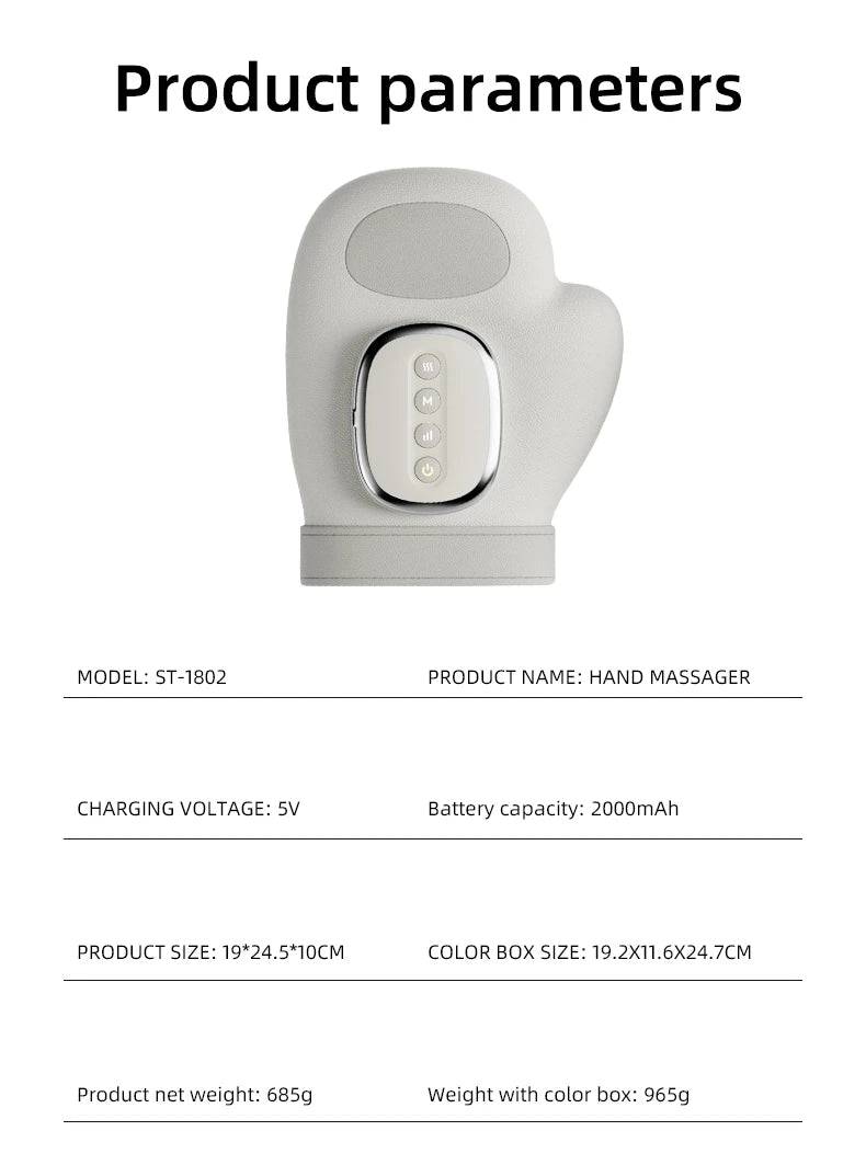 Airbag Hand Massager Glove