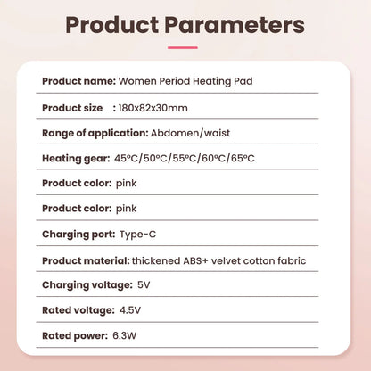 Menstrual Heating Pad & Waist Massager