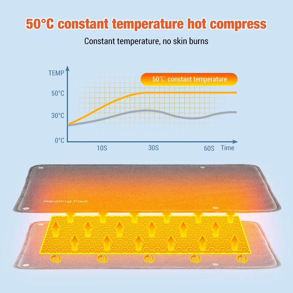3-Level Electric Graphene Heating Pad