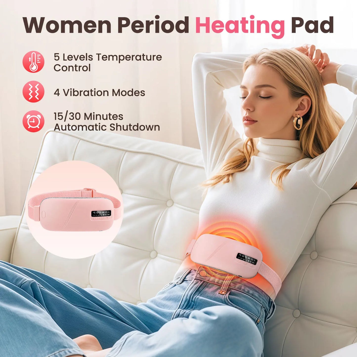 Menstrual Heating Pad & Waist Massager