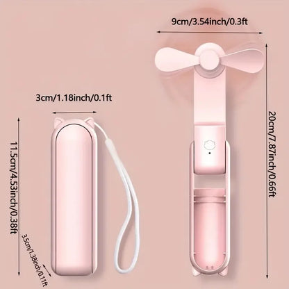 Foldable USB Rechargeable Mini Fan