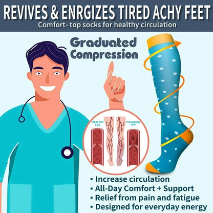Compression Socks for Sports & Circulation