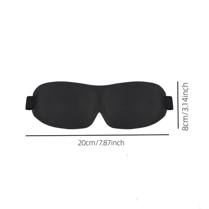 3D Contoured Light-Blocking Sleep Mask