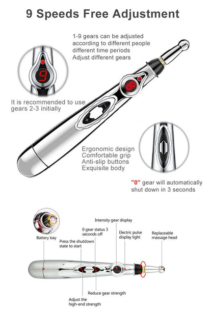 Electronic Acupuncture Massage Pen