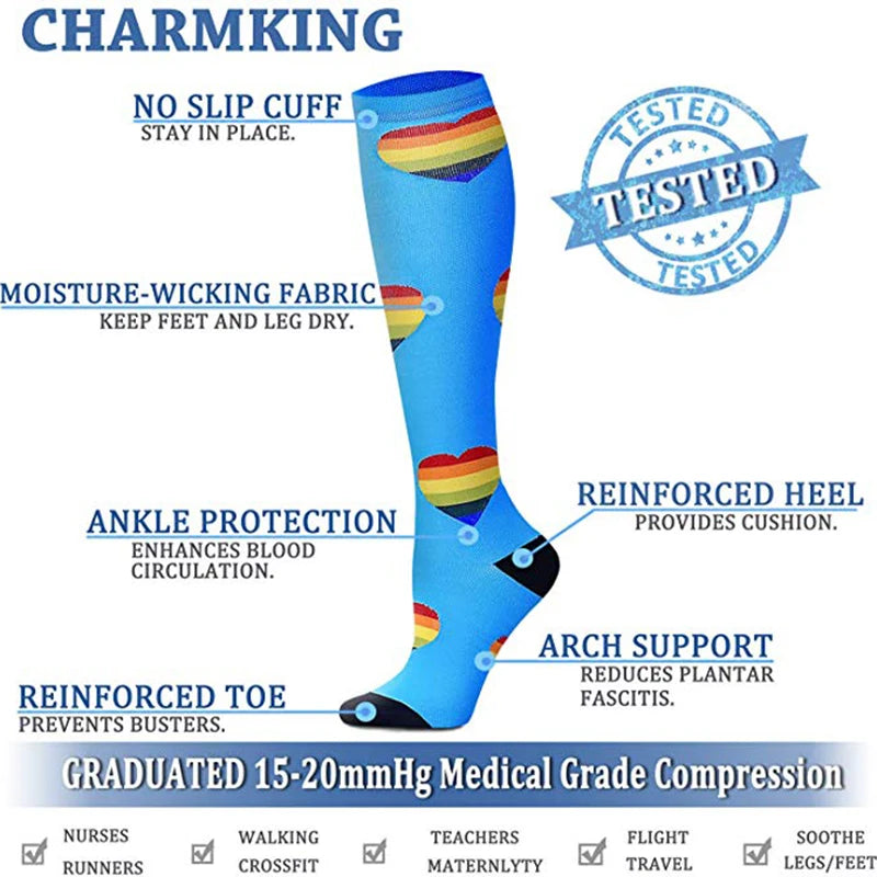 Compression Socks for Sports & Circulation