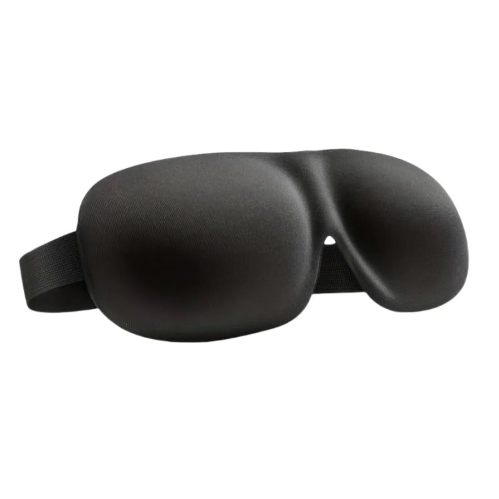 3D Contoured Light-Blocking Sleep Mask