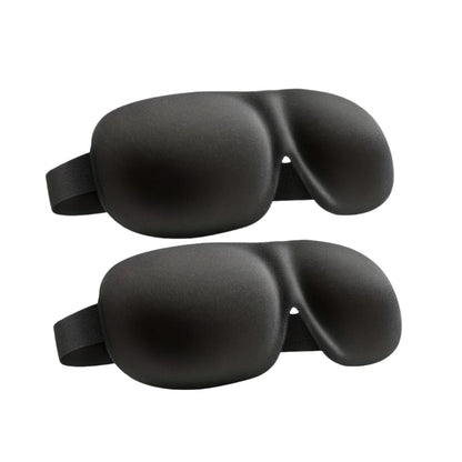 3D Contoured Light-Blocking Sleep Mask