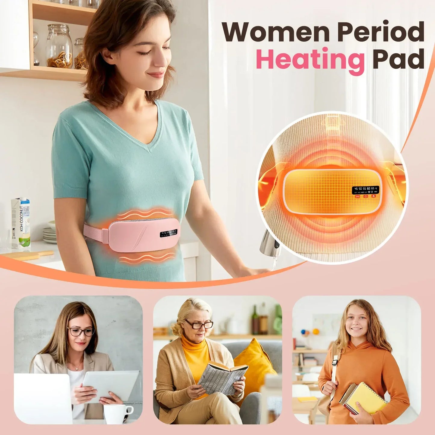 Menstrual Heating Pad & Waist Massager